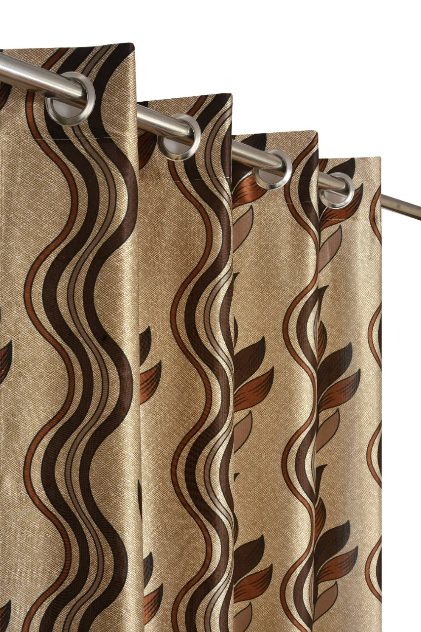 Heather - Brown Curtains (Set of 2 - Discontinued