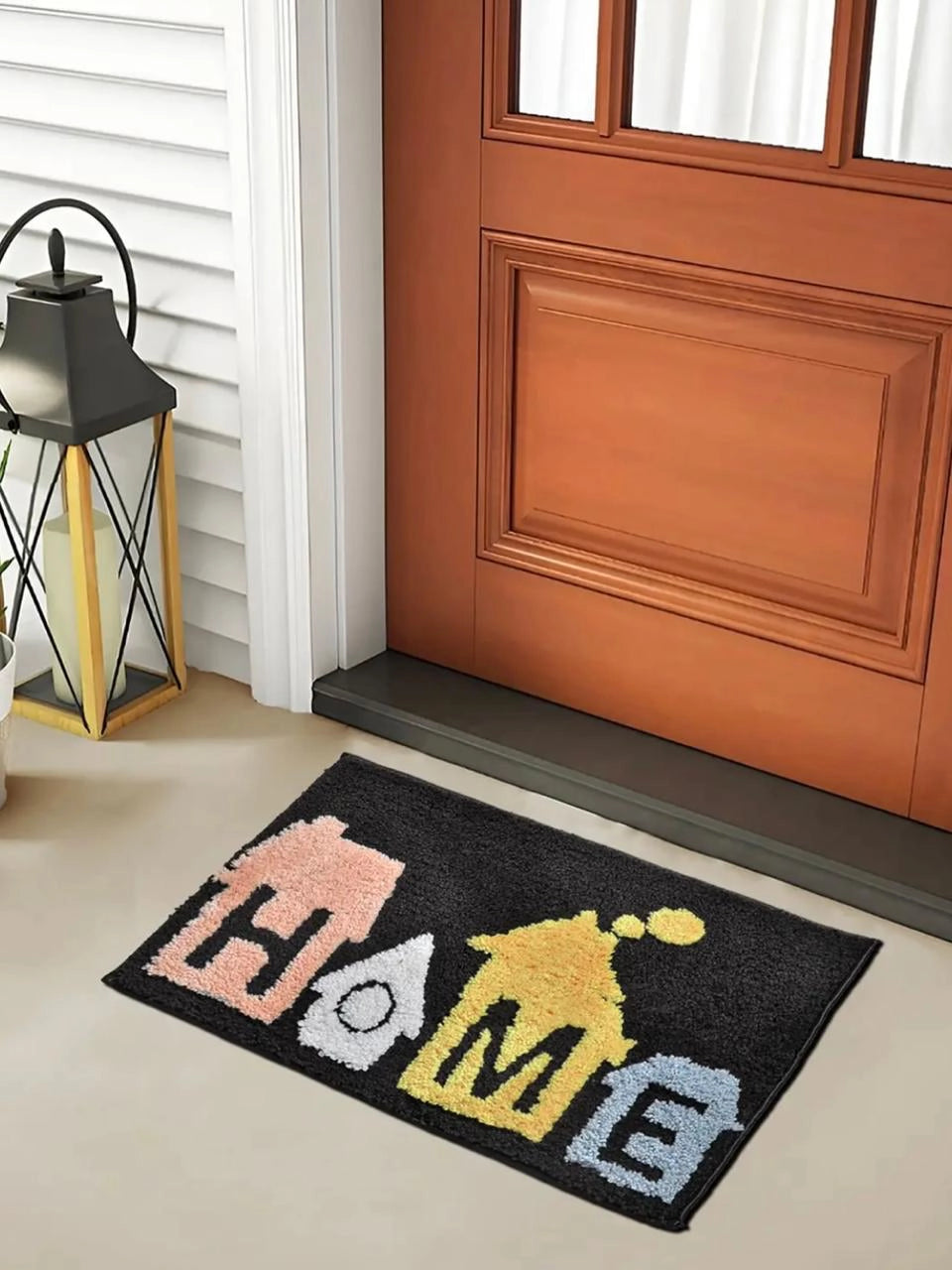 Home - Anti-Slip Microfibre Doormat (40x60 cm) - Pack of 1