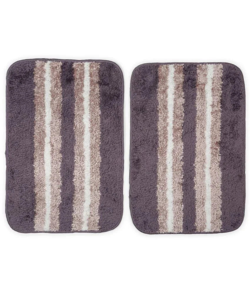 Horizon - Grey Microfibre Doormat (Pack of 2)