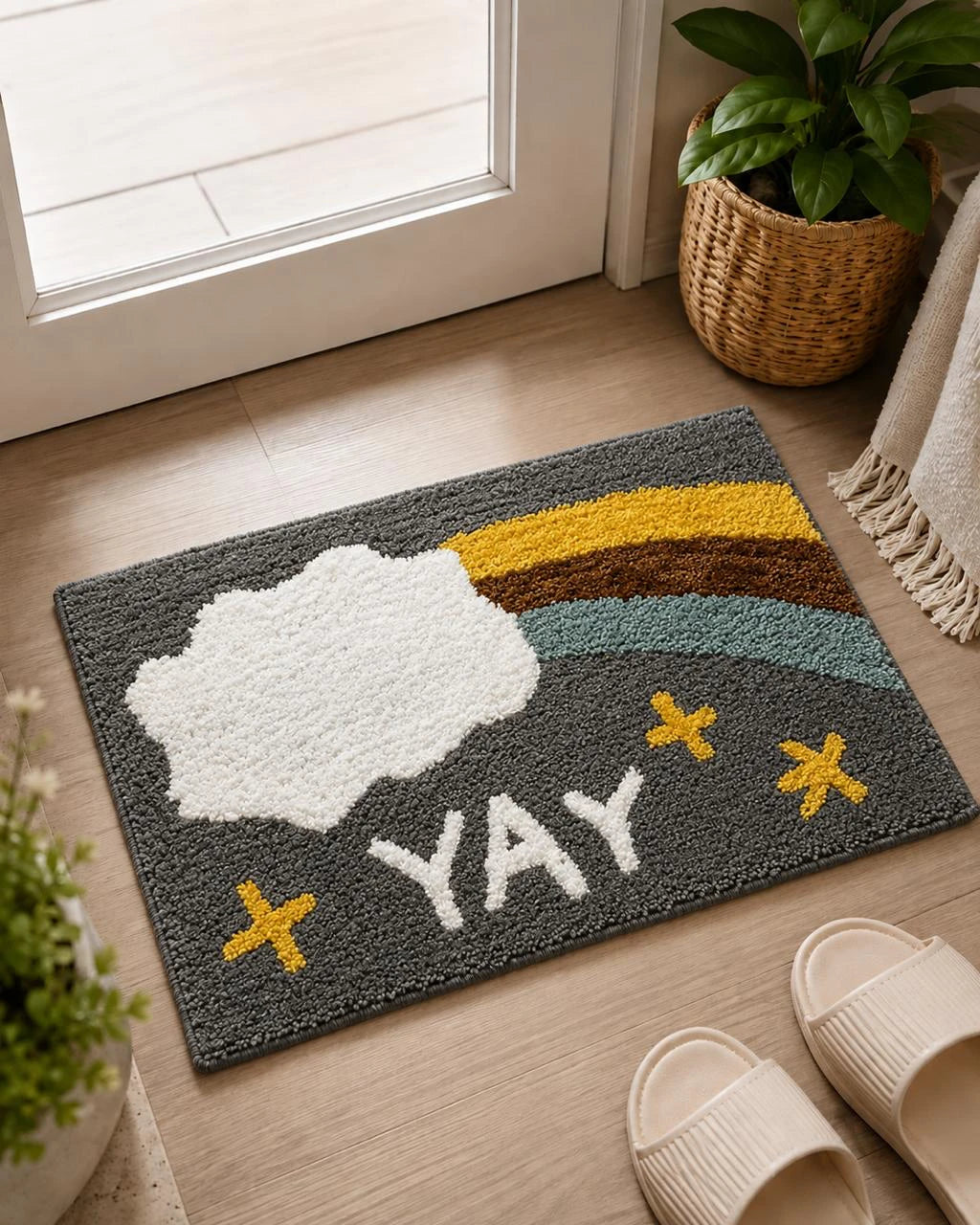 Hurray - Anti-Slip Microfibre Doormat (40x60 cm)