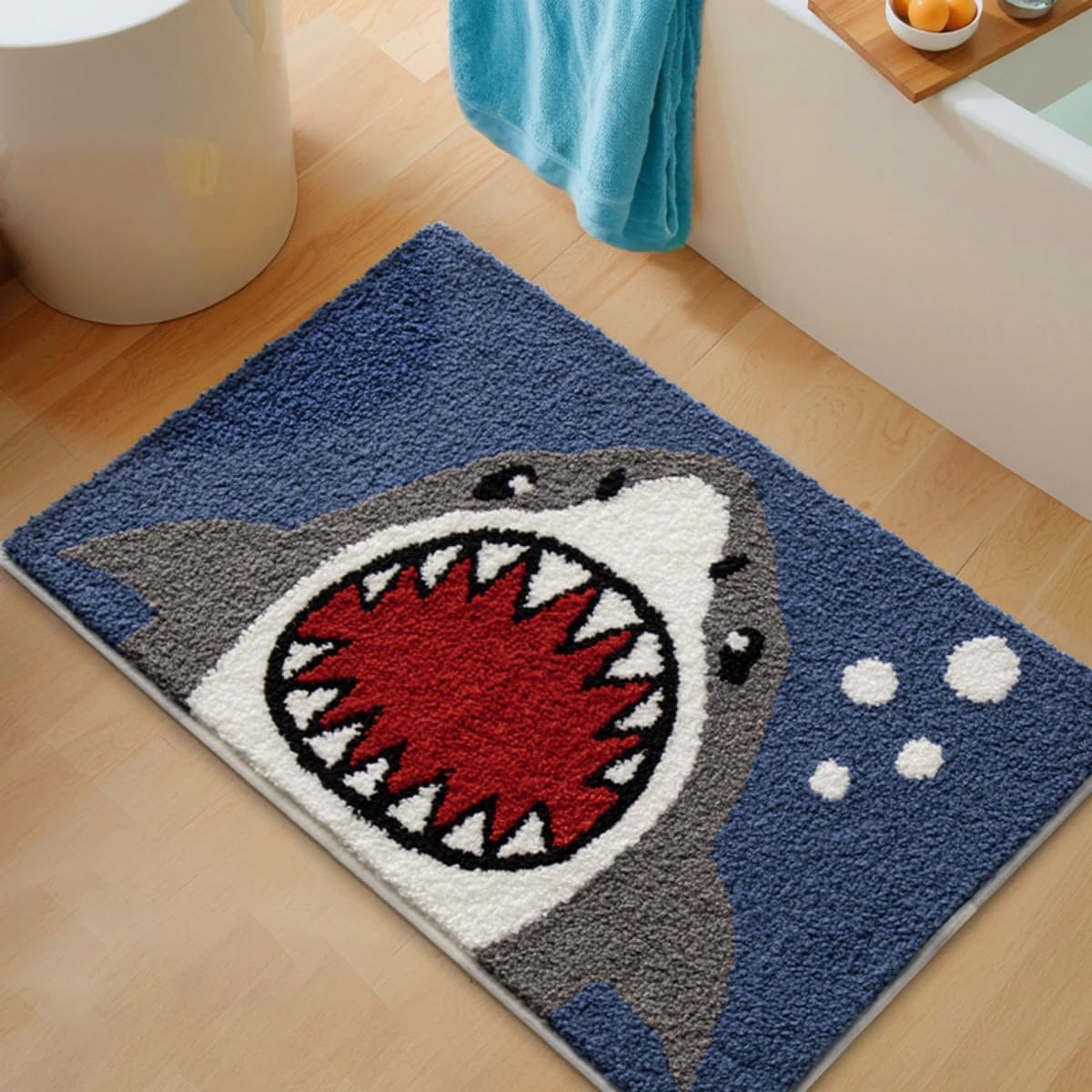 Jaws - Anti-Slip Microfibre Doormat (40x60 cm) - Pack of 1