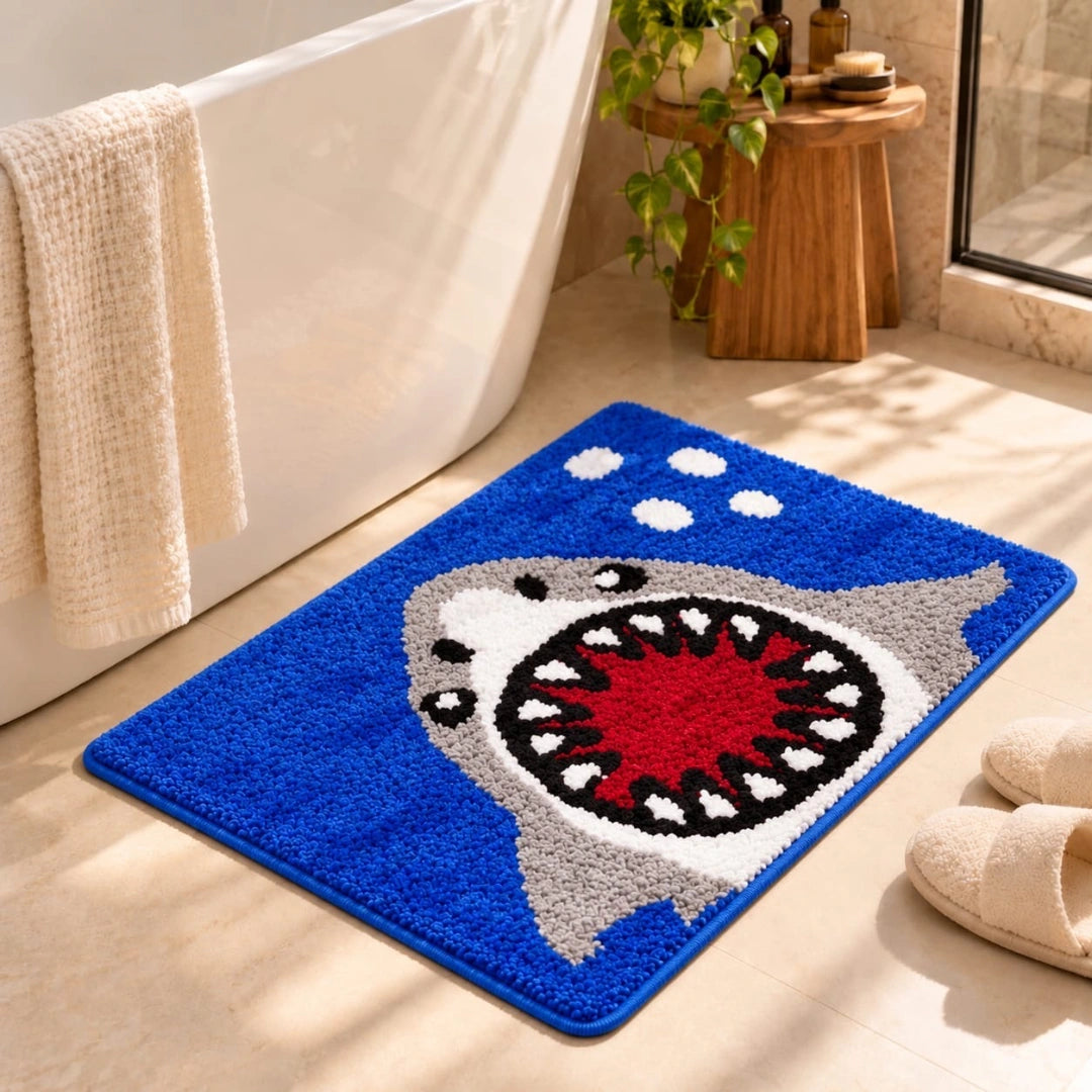 Jaws - Anti-Slip Microfibre Doormat (40x60 cm) - Pack of 1