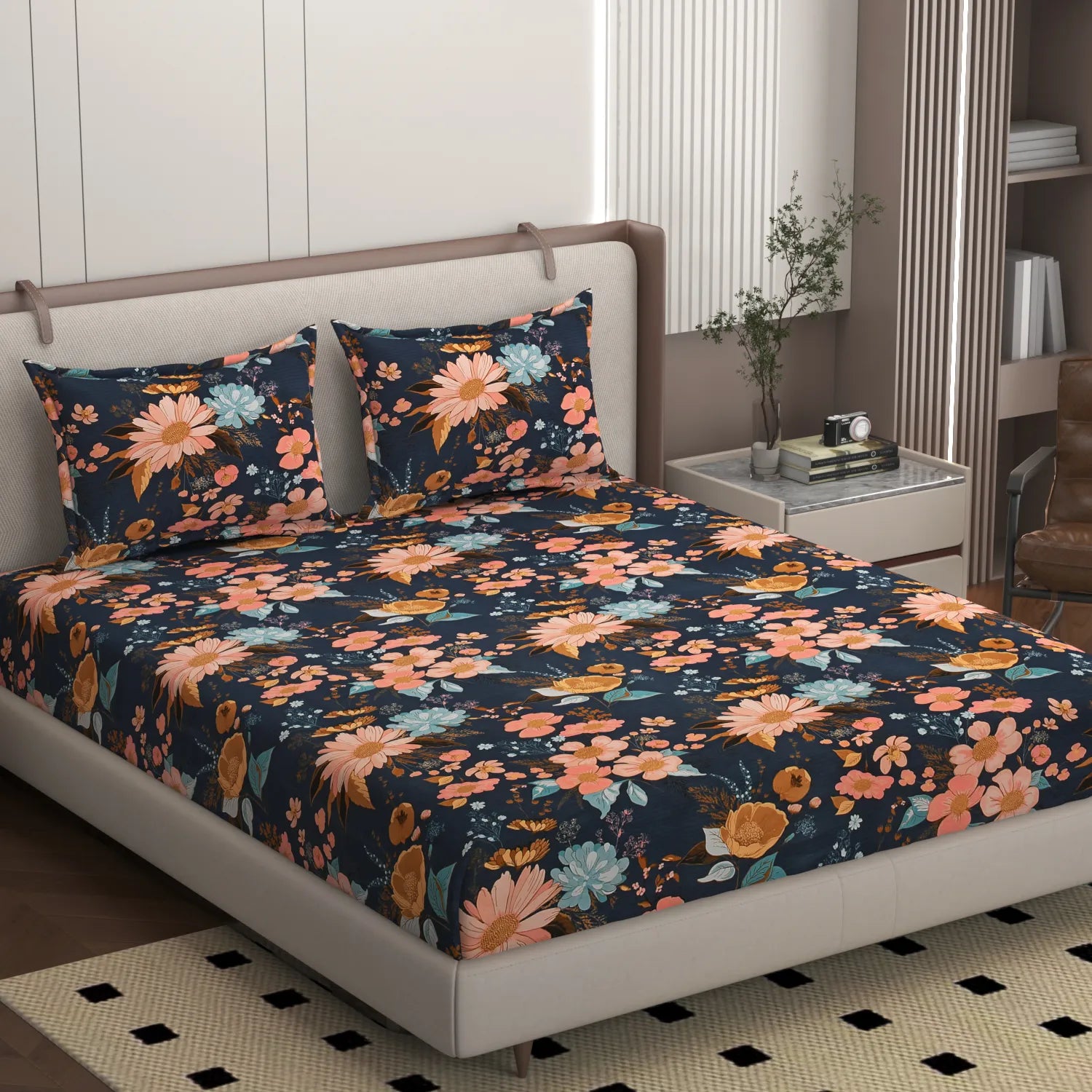 Jenny - King - Fitted Bedsheet (78×72 inches)