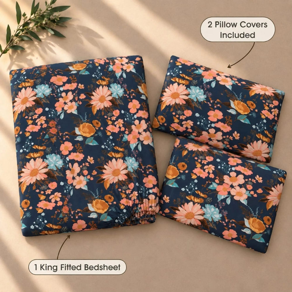 Jenny - King - Fitted Bedsheet (78×72 inches)