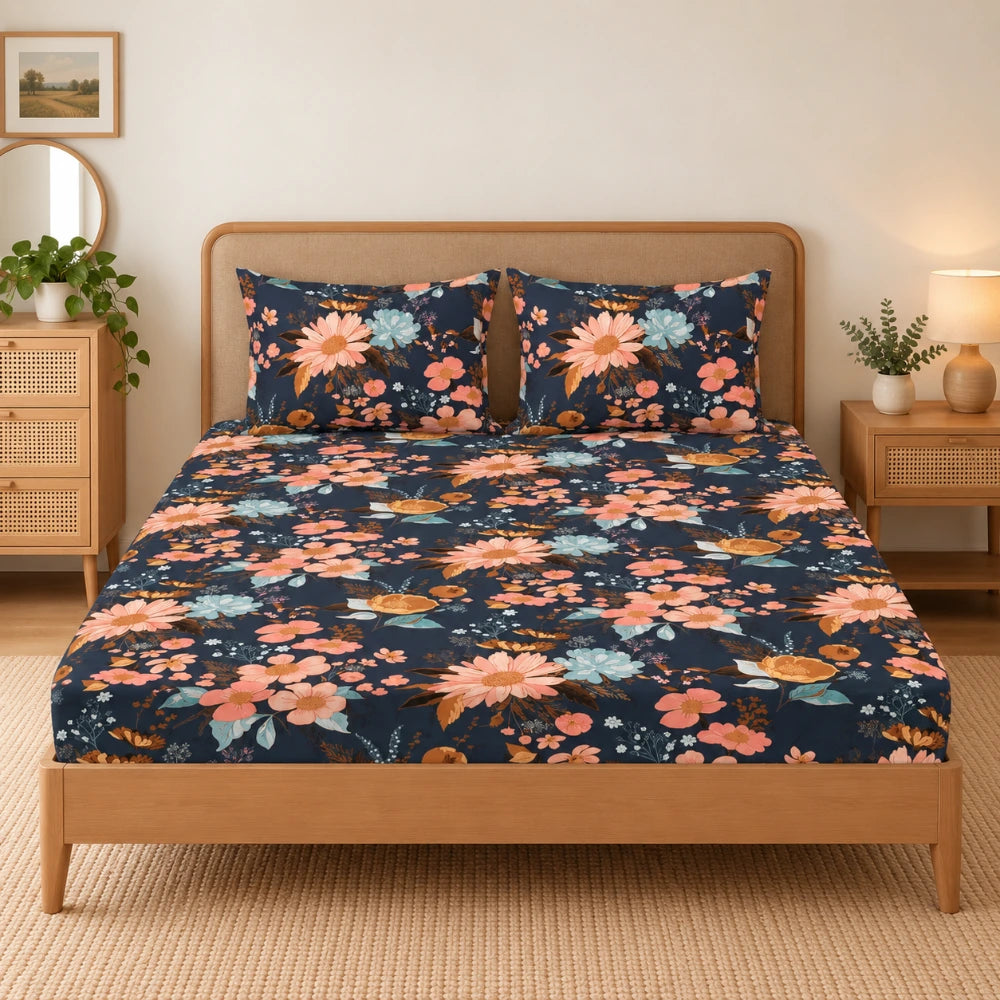 Jenny - King - Fitted Bedsheet (78×72 inches)