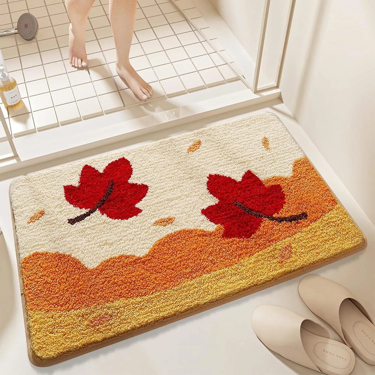 Maple - Anti-Slip Microfibre Doormat (40x60 cm) - Pack of 1