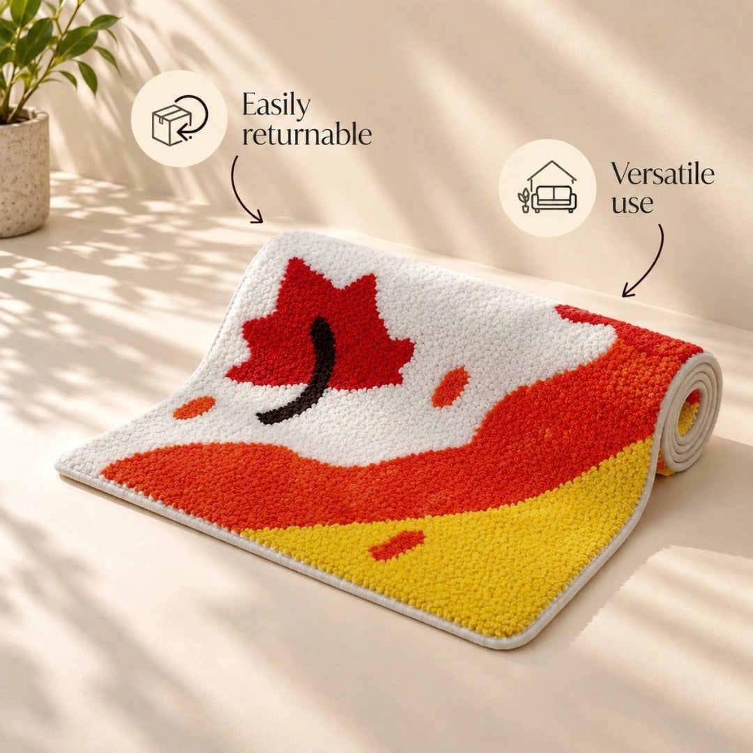Maple - Anti-Slip Microfibre Doormat (40x60 cm) - Pack of 1