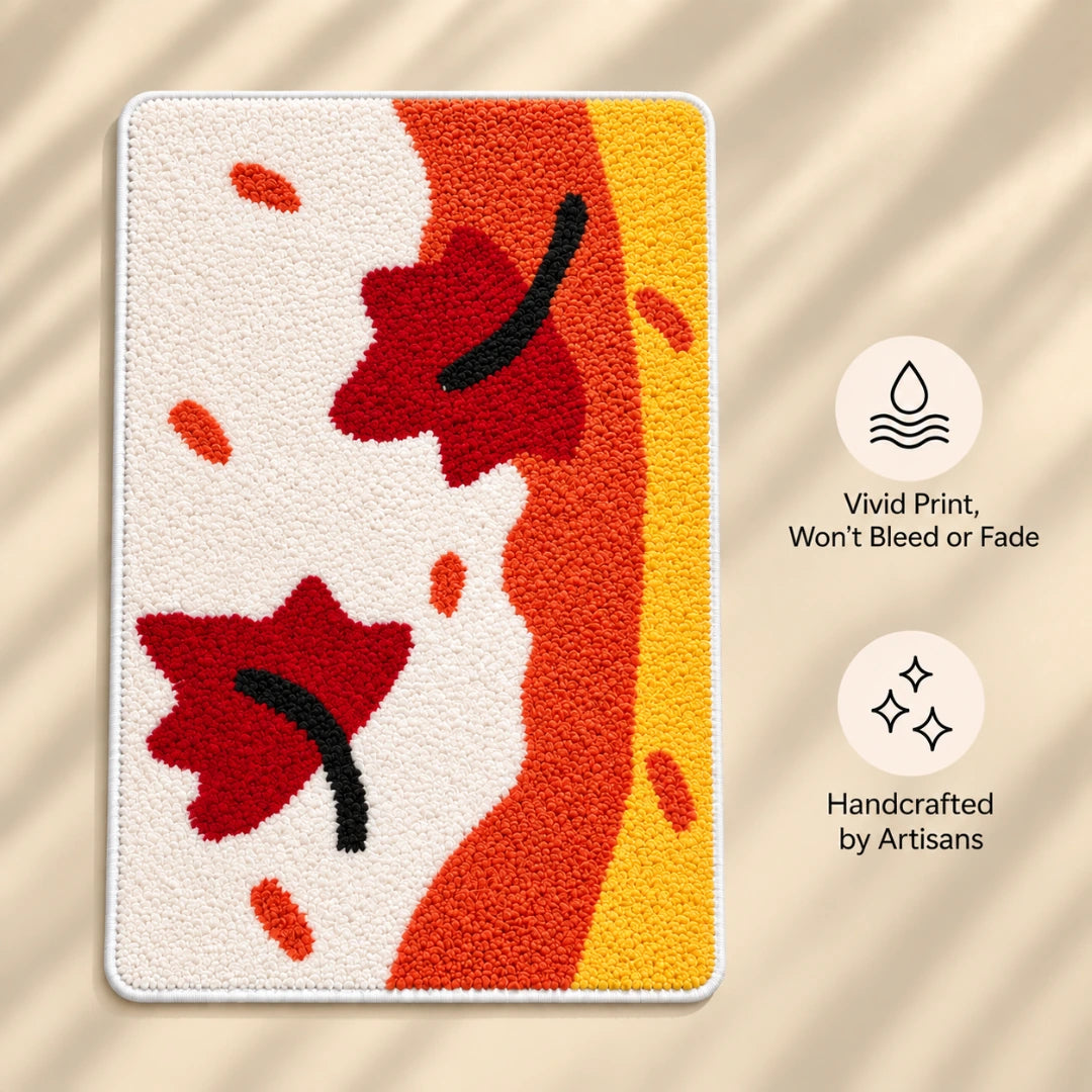 Maple - Anti-Slip Microfibre Doormat (40x60 cm) - Pack of 1