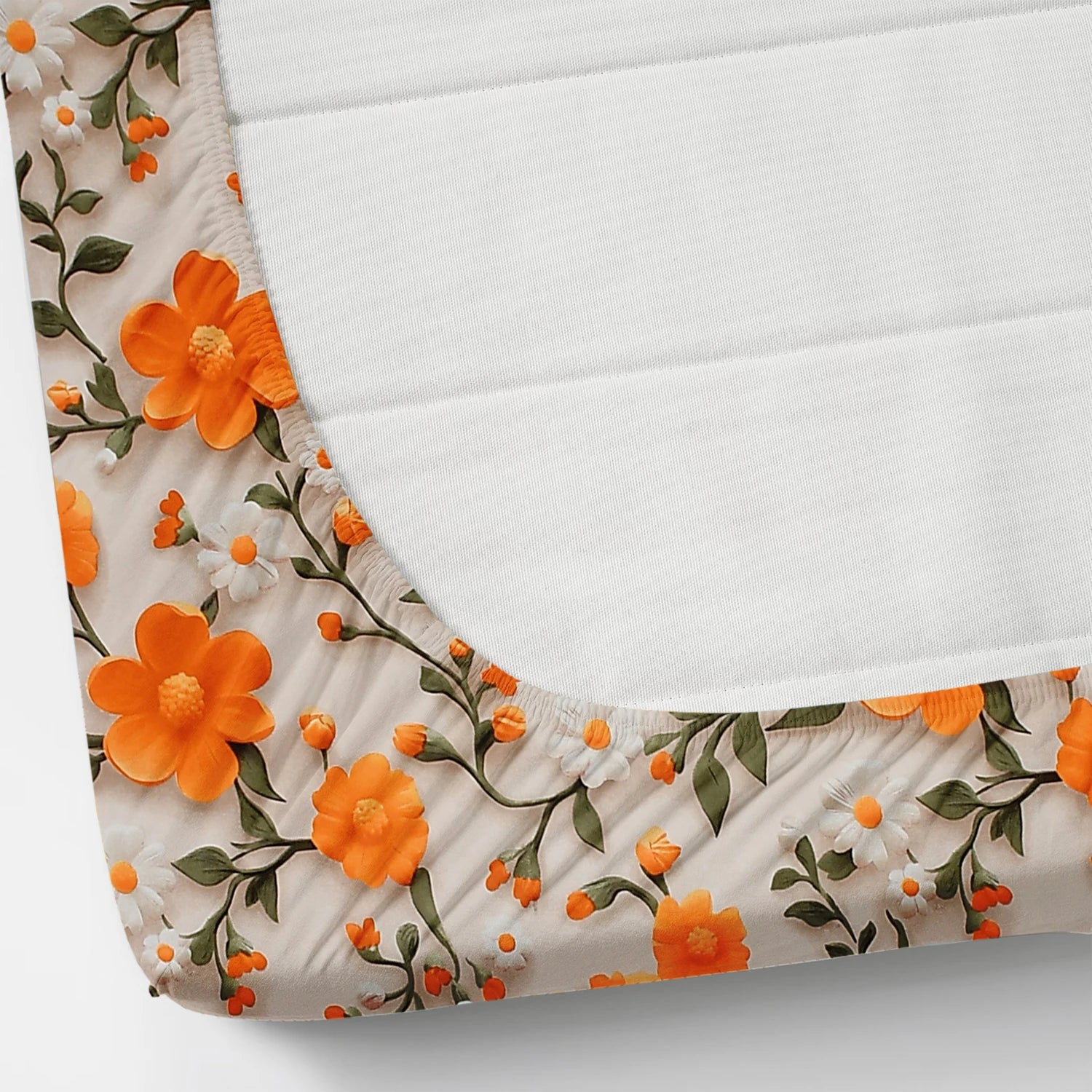 Marigale - King - 7D Design Fitted Bedsheet (78×72 inches)