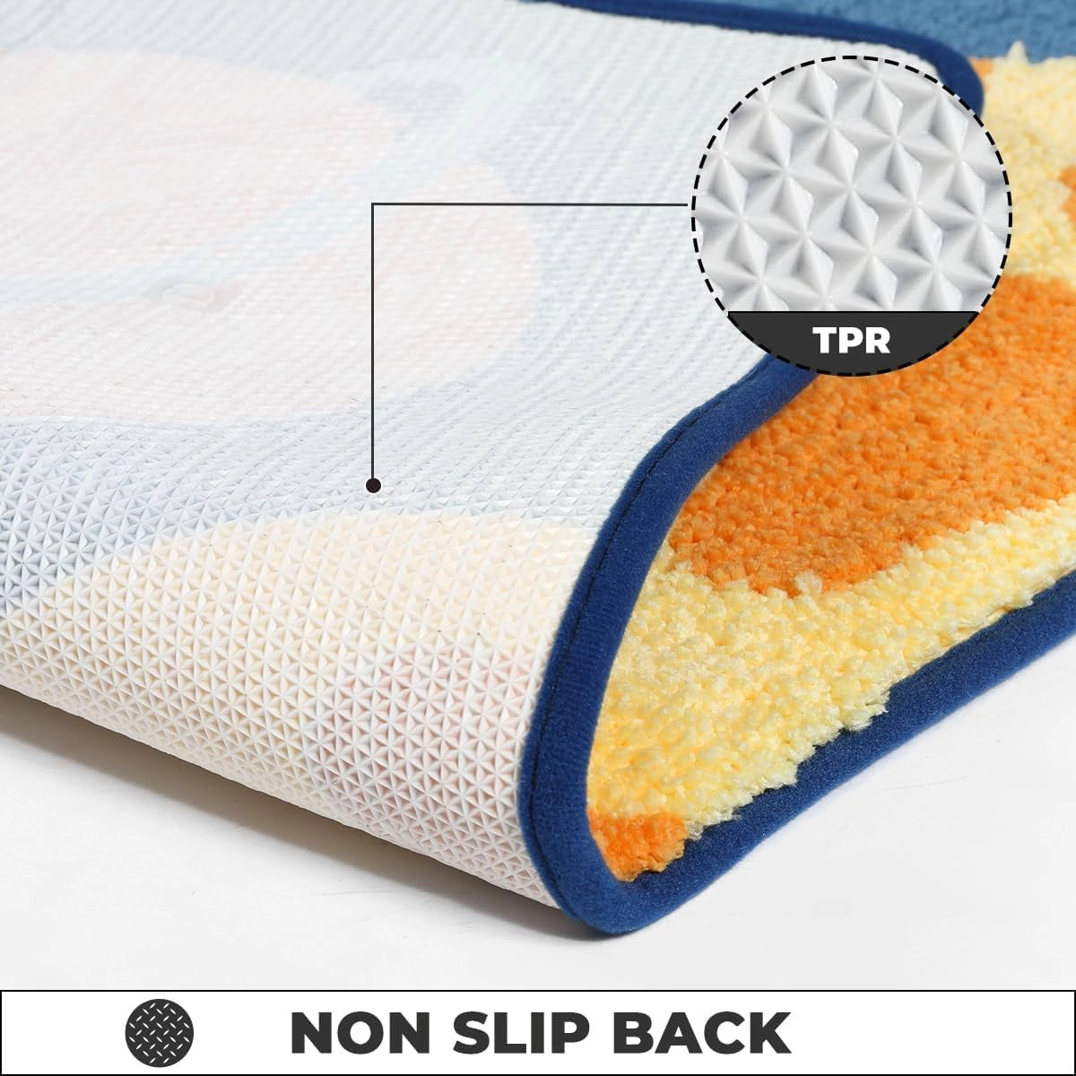 Moon - Anti-Slip Microfibre Doormat (40x60 cm) - Pack of 1