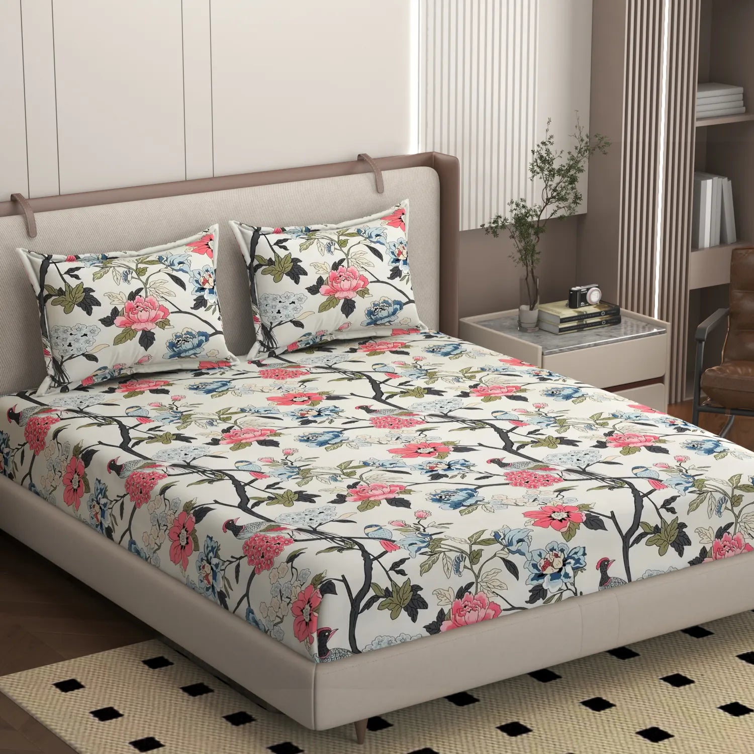 Petunia - King - Fitted Bedsheet (78×72 inches)