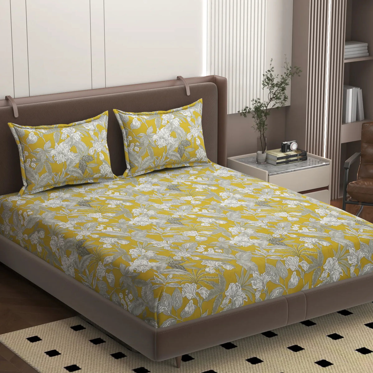 Nora - King - Fitted Bedsheet (78×72 inches)