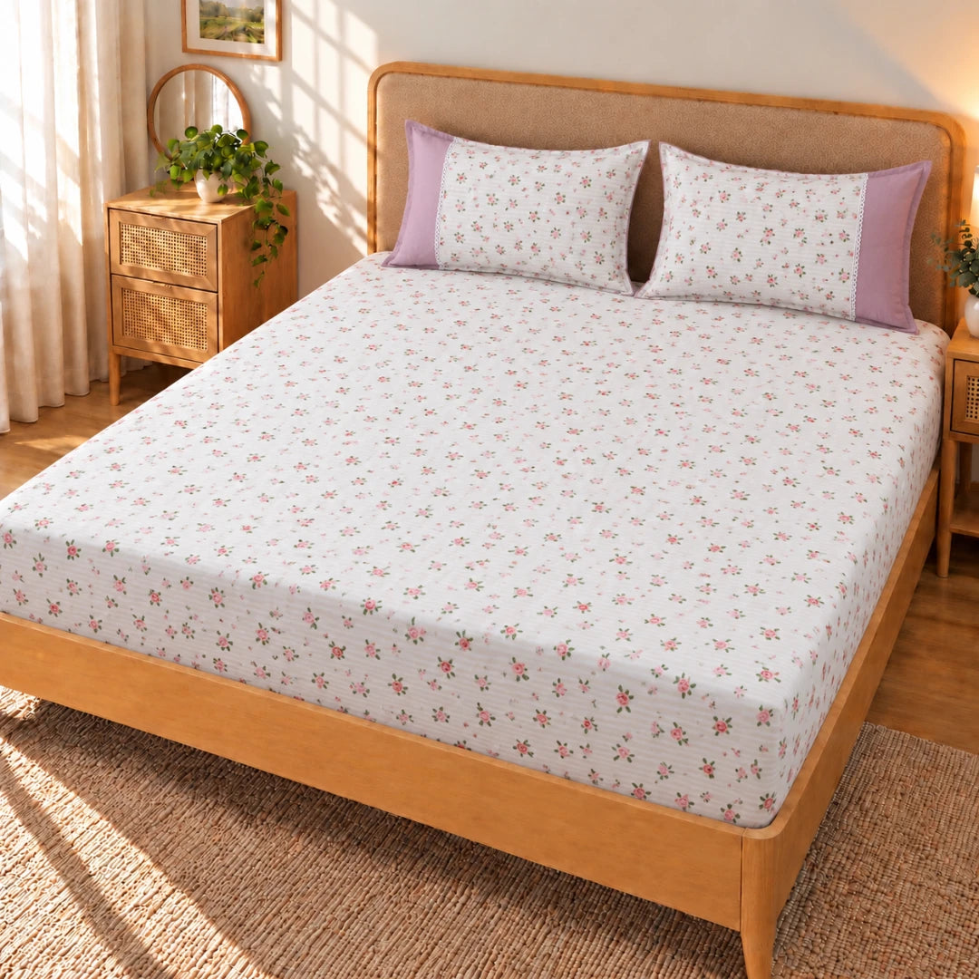 Nori - Panel - King Fitted Bedsheet (78×72 inches)