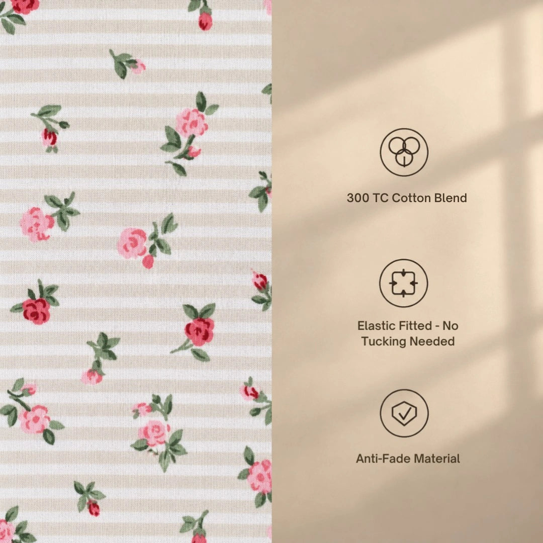 Nori - Panel - King Fitted Bedsheet (78×72 inches)