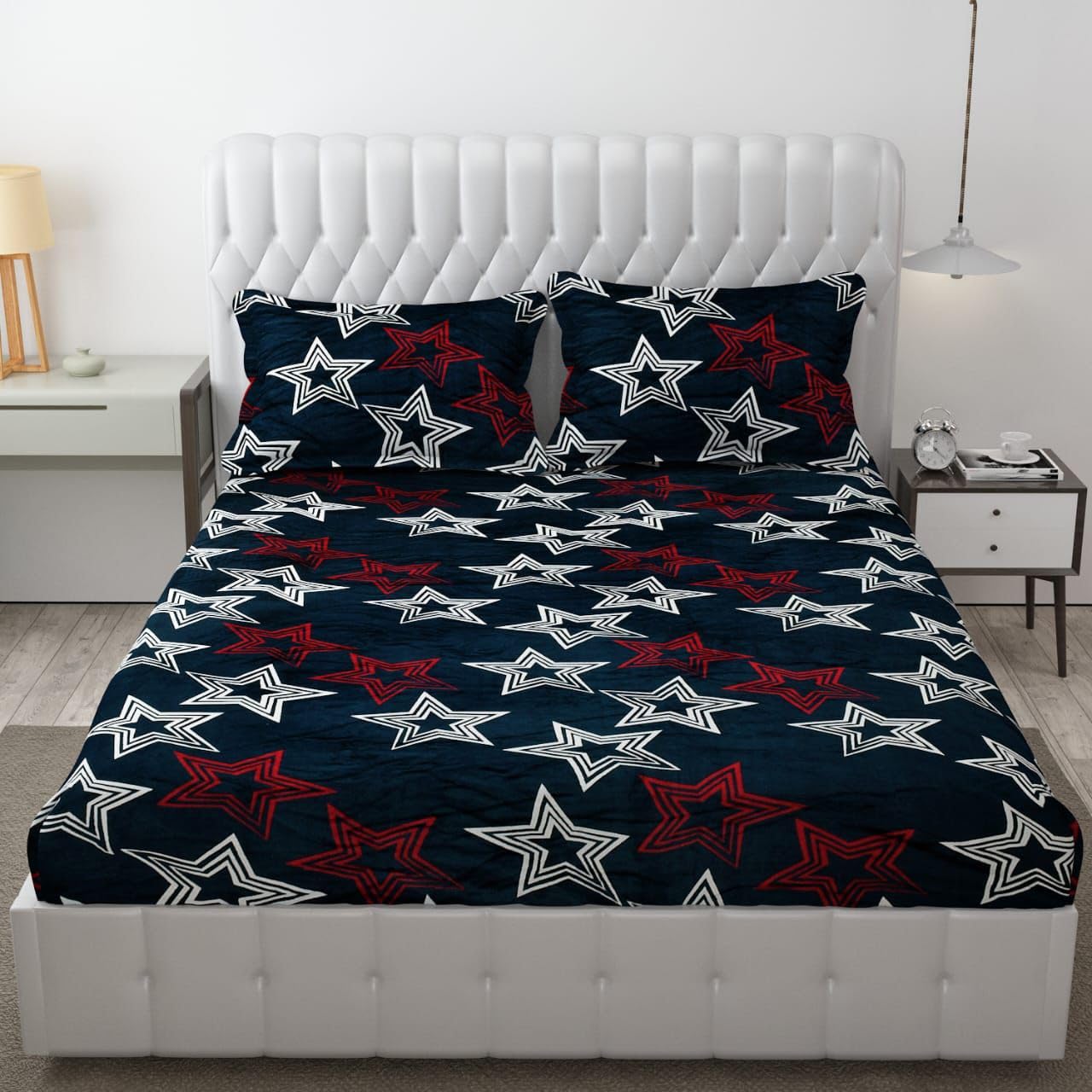 North Star - King - Woollen Fitted Bedsheet (78×72 inches)