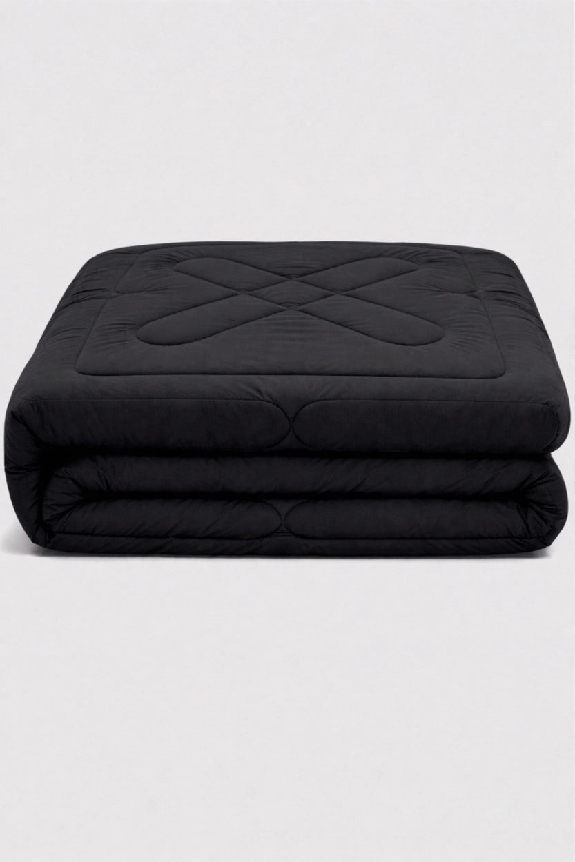 Reversible Double Bed Comforter - Obsidian & Ash (Diamond)