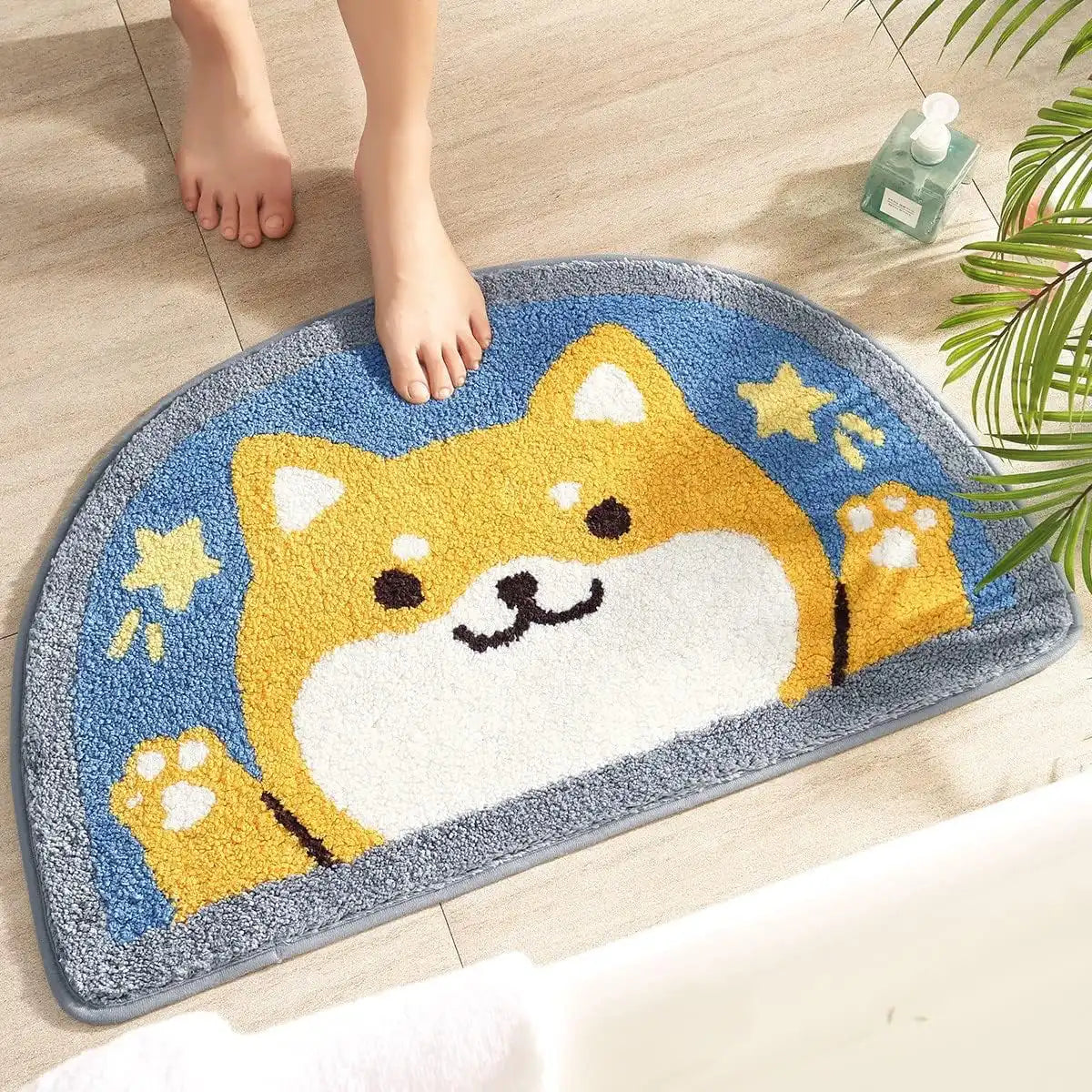Paws - Anti-Slip Microfibre Doormat (40x60 cm) - Pack of 1