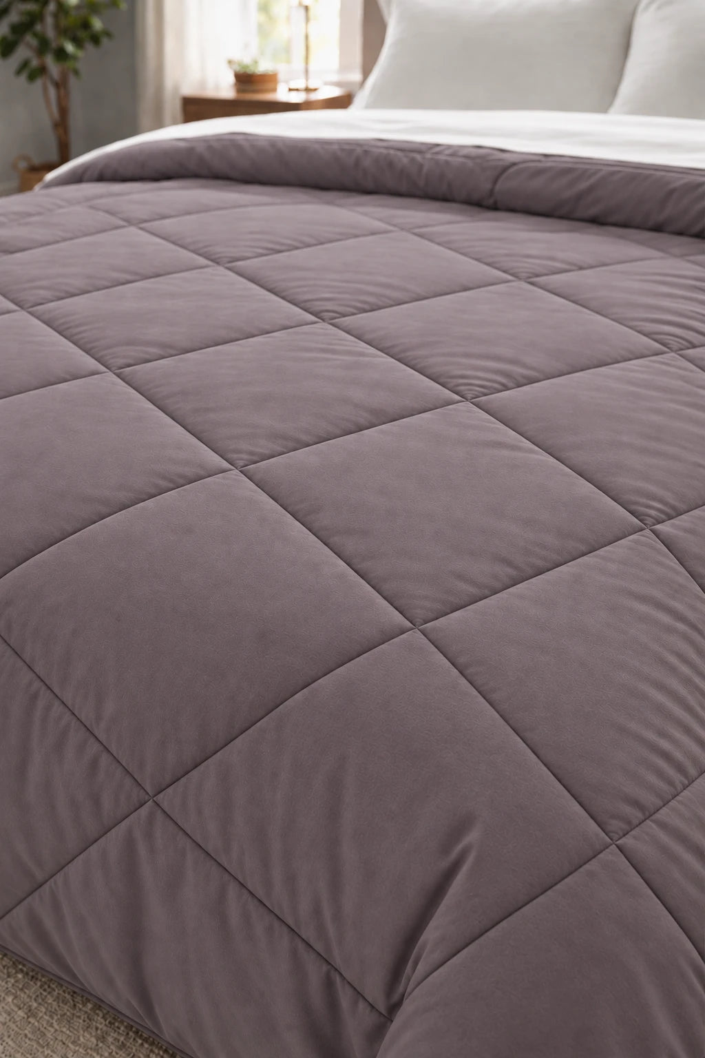 Reversible Double Bed Comforter - Petal & Parchment (Prism)