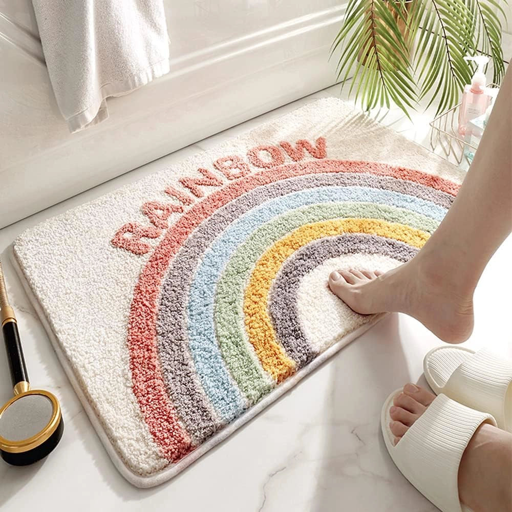 Rainbow - Anti-Slip Microfibre Doormat (40x60 cm) - Pack of 1