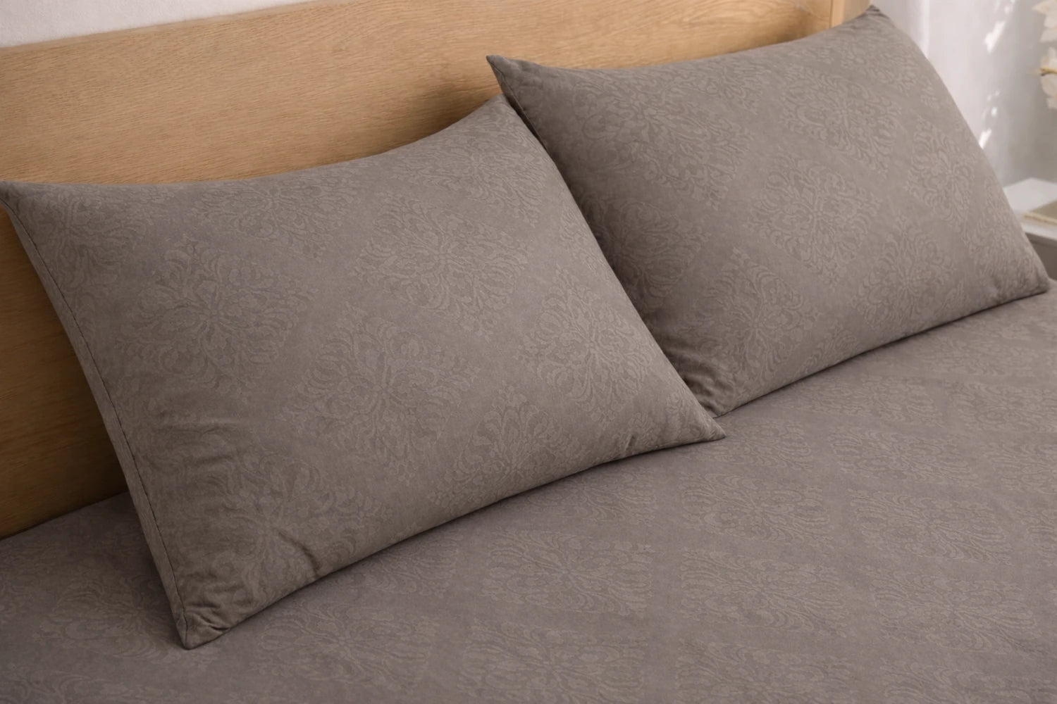 Regalia Blush - Embossed Flat King Size Bedsheet (108×108 inches)