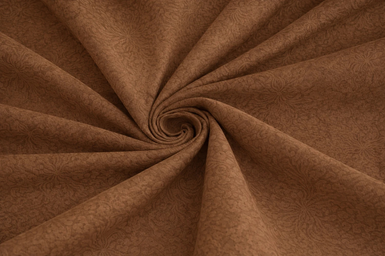 Regalia Coffee - Embossed Flat King Size Bedsheet (108×108 inches)