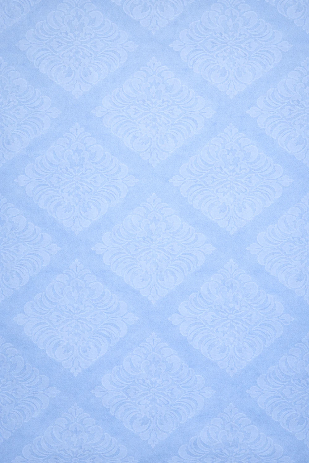 Regalia Ice embossed diamond pattern flat bedsheet in ice blue – decor bedsheet cotton blend king size with geometric embossed design by Homio