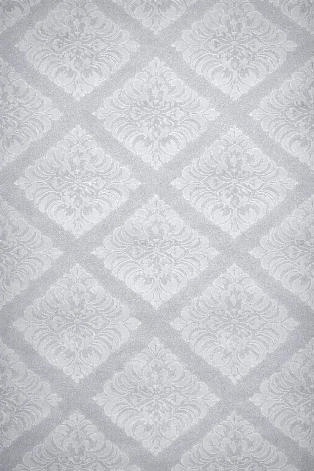 Regalia Natural Grey - Embossed Flat King Size Bedsheet (108×108 inches)