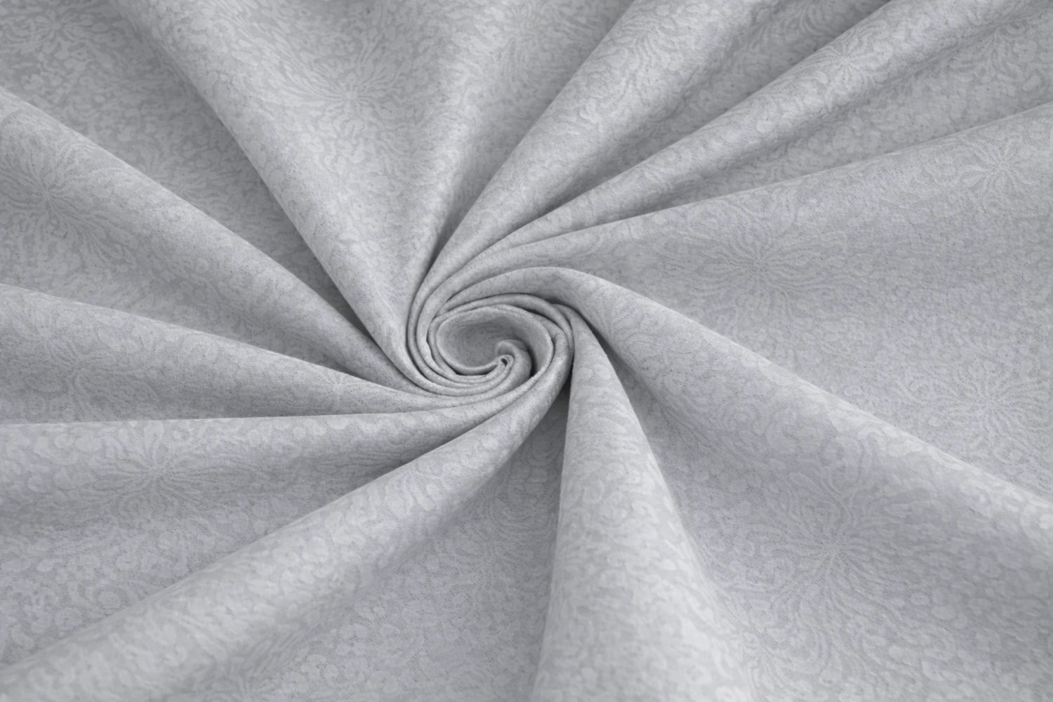 Regalia Natural Grey - Embossed Flat King Size Bedsheet (108×108 inches)