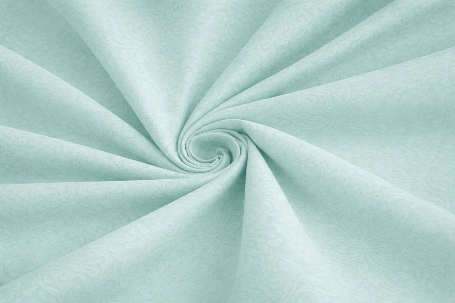 Regalia Sage - Embossed Flat King Size Bedsheet (108×108 inches)