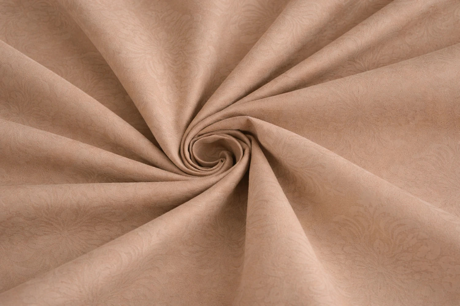 Regalia Truffle - Embossed Flat King Size Bedsheet (108×108 inches)