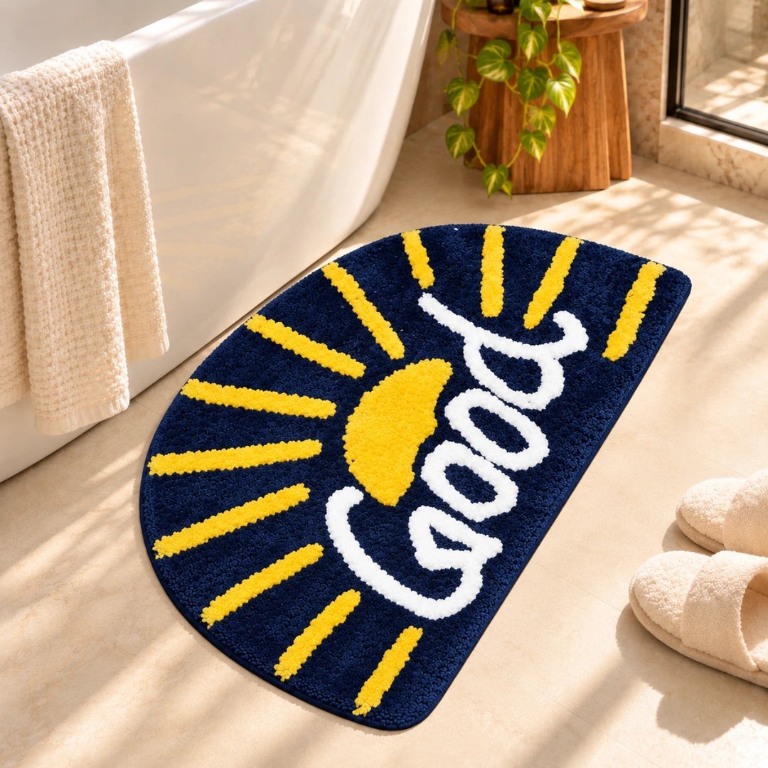 Rise And Shine - Anti-Slip Microfibre Doormat (40x60 cm) - Pack of 1