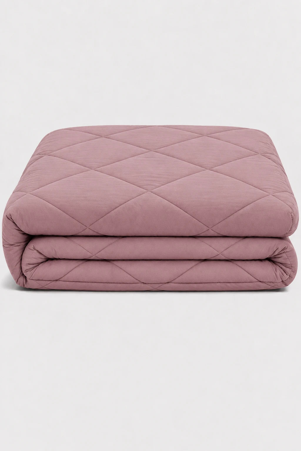 Reversible Double Bed Comforter - Rose & Silver (Prism)