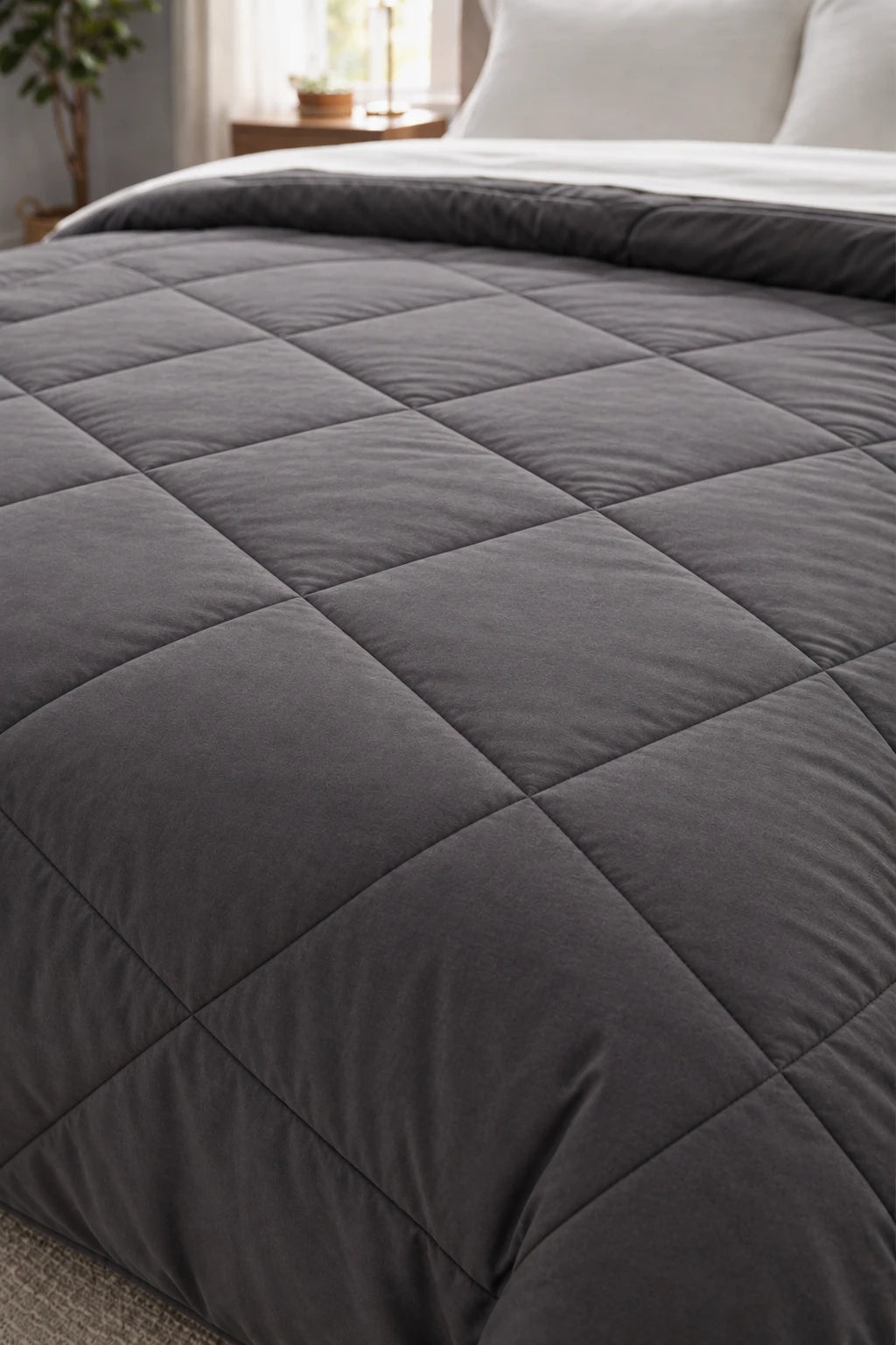 Reversible Double Bed Comforter - Shadow & Steel (Prism)