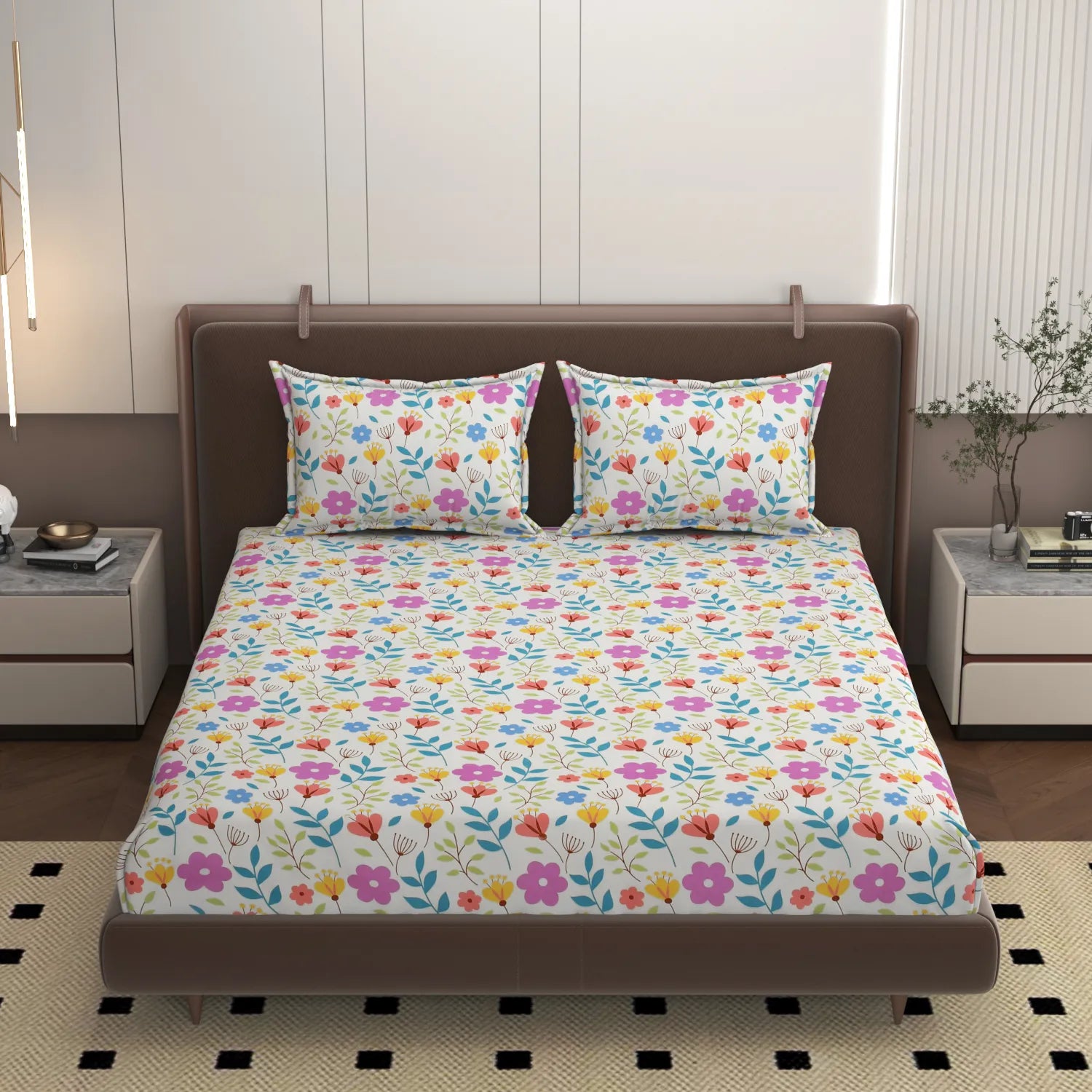 Sakura - King - Fitted Bedsheet (78×72 inches)