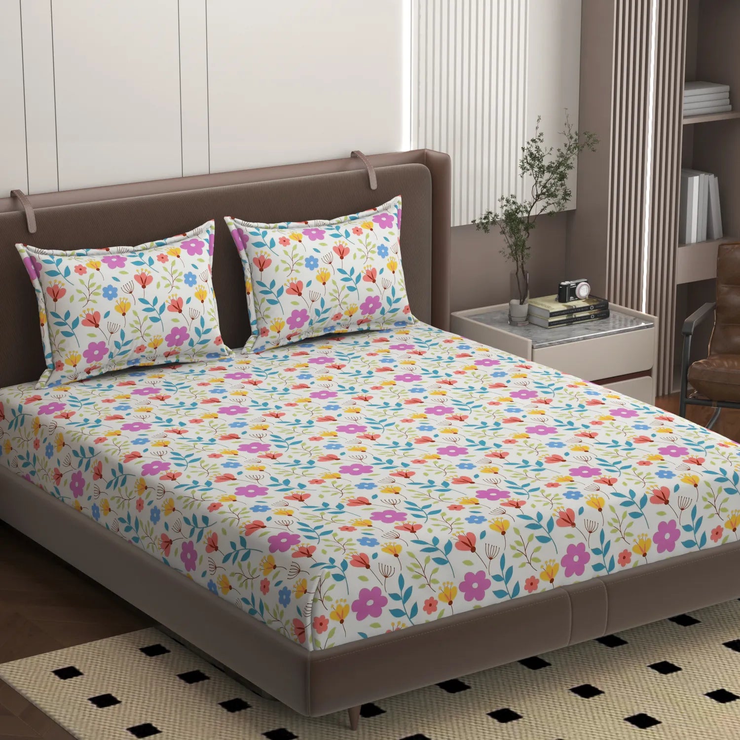 Sakura - King - Fitted Bedsheet (78×72 inches)