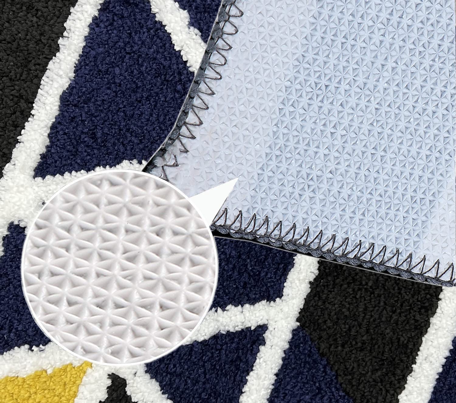 Santorini - Anti-Slip Microfibre Doormat (40x60 cm) - Pack of 1