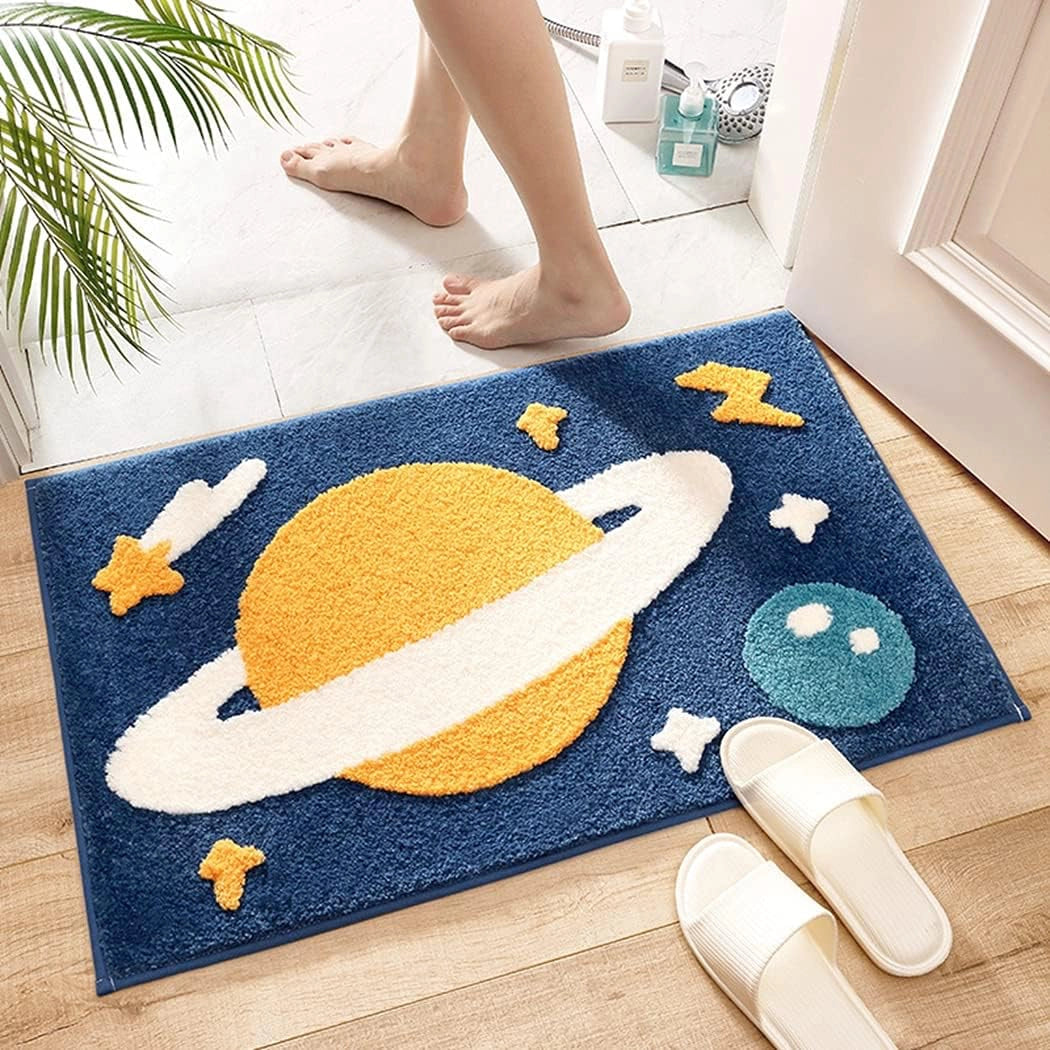 Saturn - Anti-Slip Microfibre Doormat (40x60 cm) - Pack of 1
