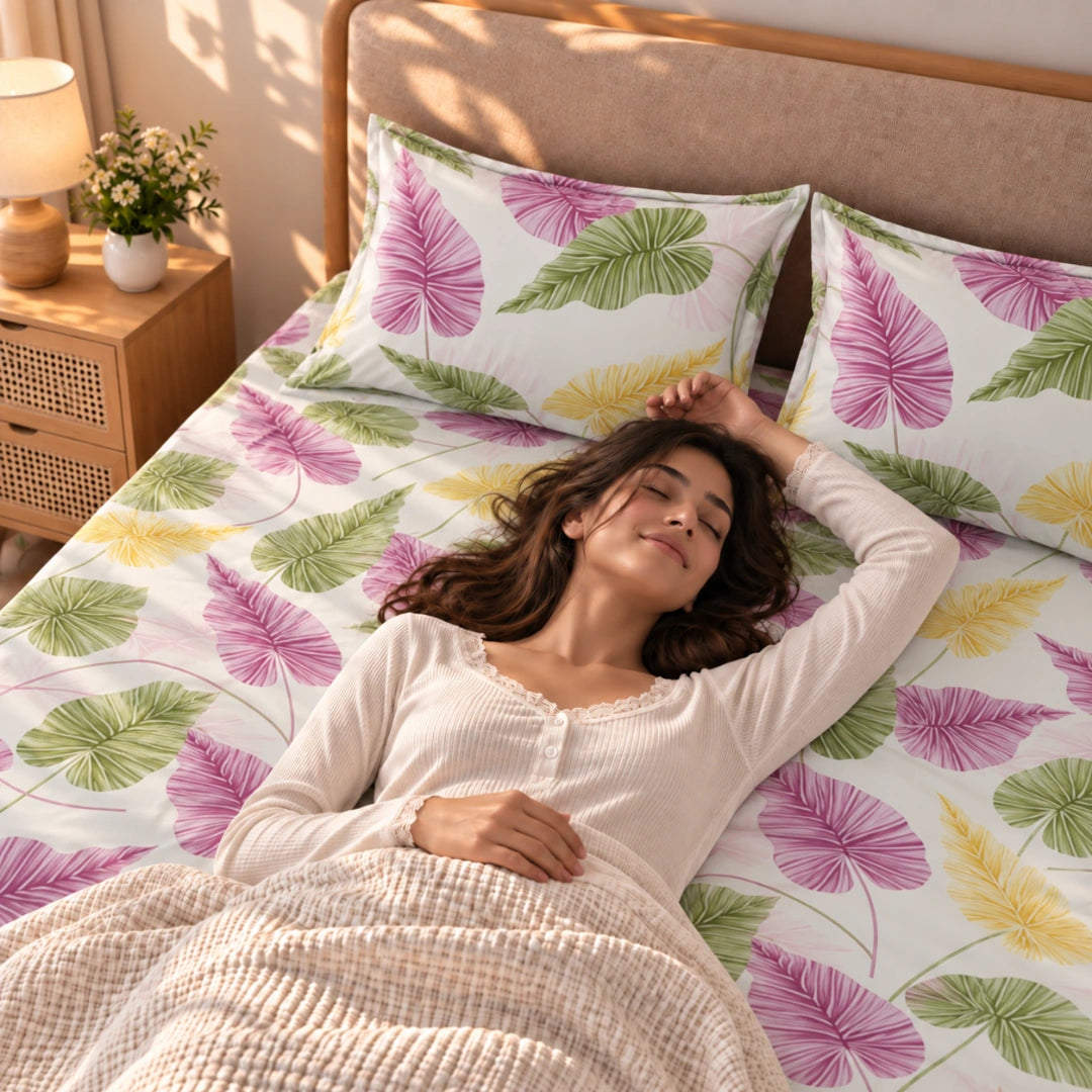 Selena - Queen/Double - Fitted Bedsheet (76×72 inches)