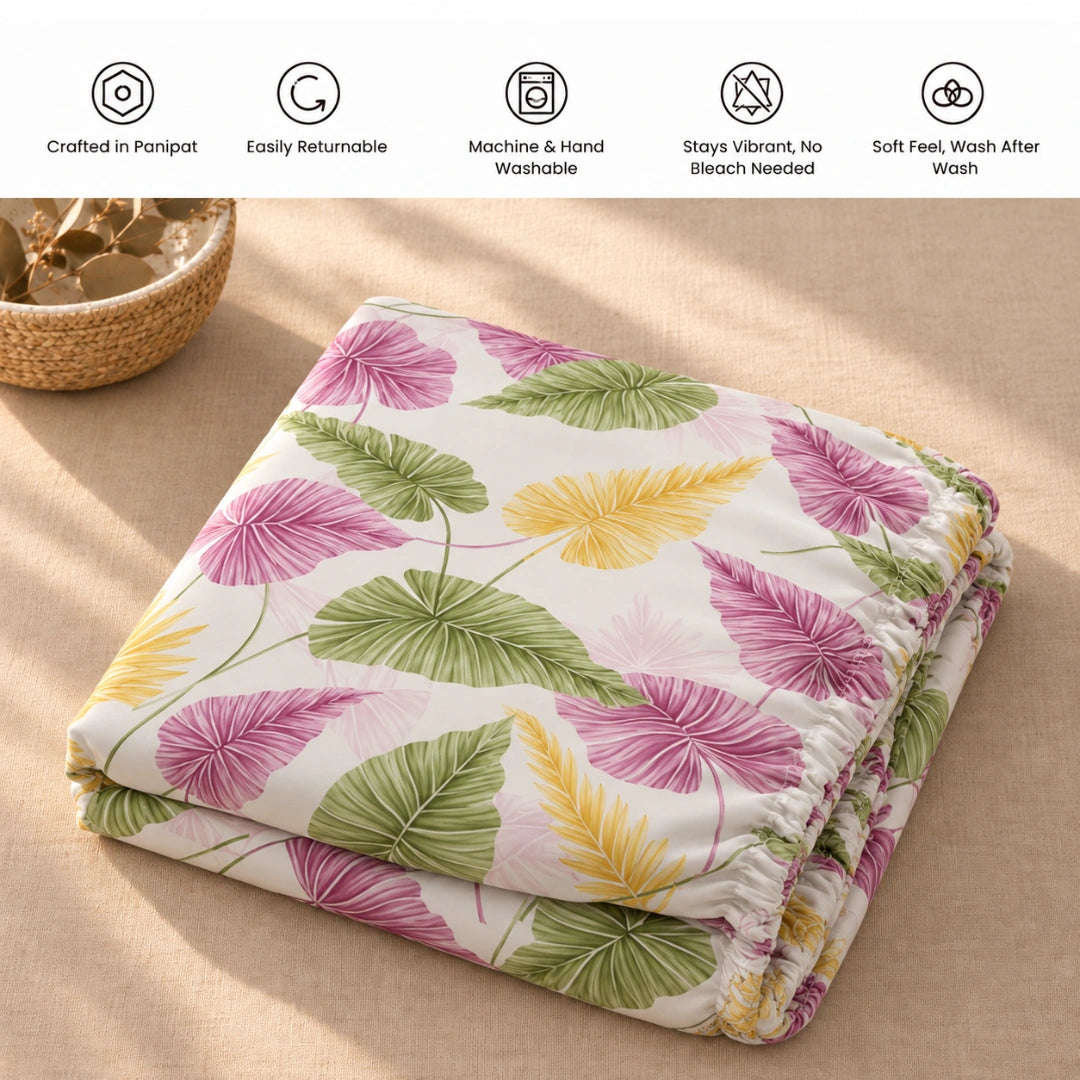 Selena - Queen/Double - Fitted Bedsheet (76×72 inches)