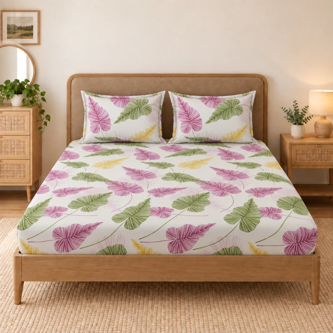 Selena - Queen/Double - Fitted Bedsheet (76×72 inches)