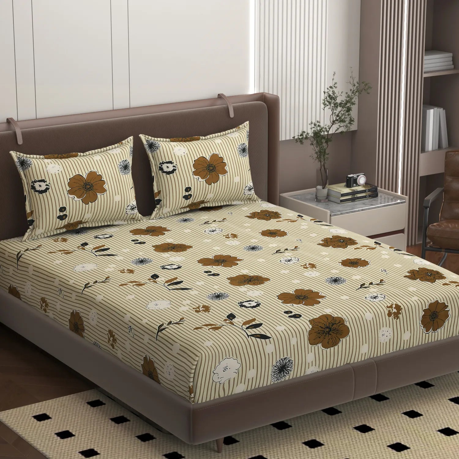 Sinora - King - Fitted Bedsheet (78×72 inches)