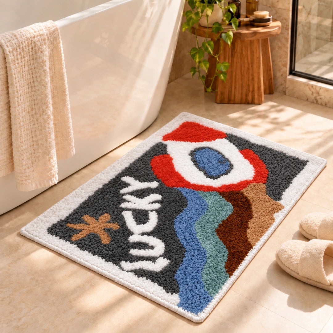 Spaceship - Anti-Slip Microfibre Doormat (40x60 cm) - Pack of 1