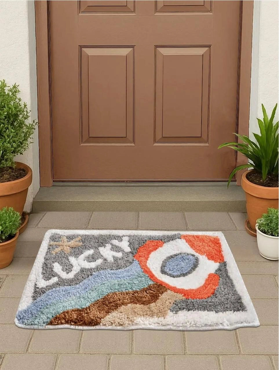 Spaceship - Anti-Slip Microfibre Doormat (40x60 cm) - Pack of 1