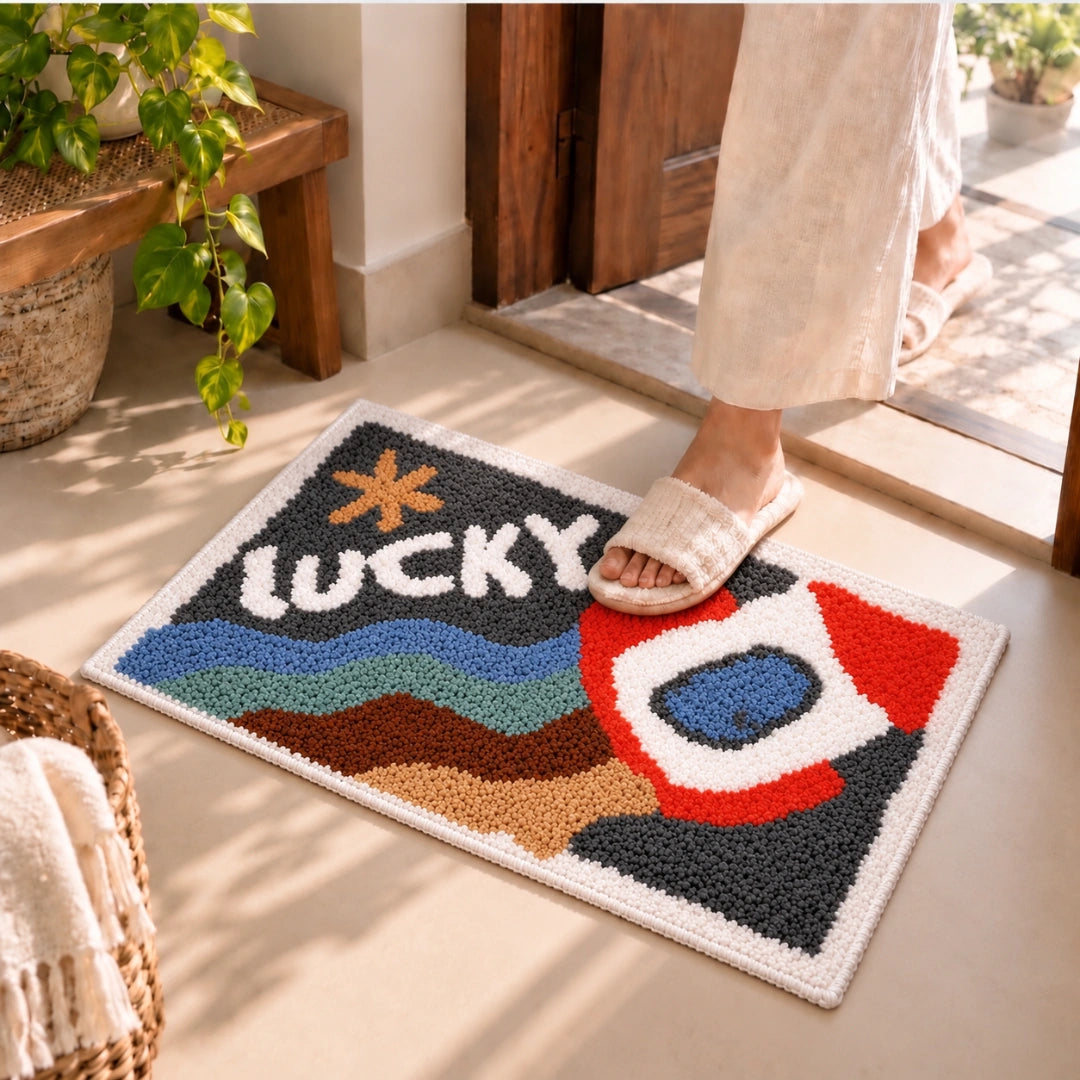 Spaceship - Anti-Slip Microfibre Doormat (40x60 cm) - Pack of 1