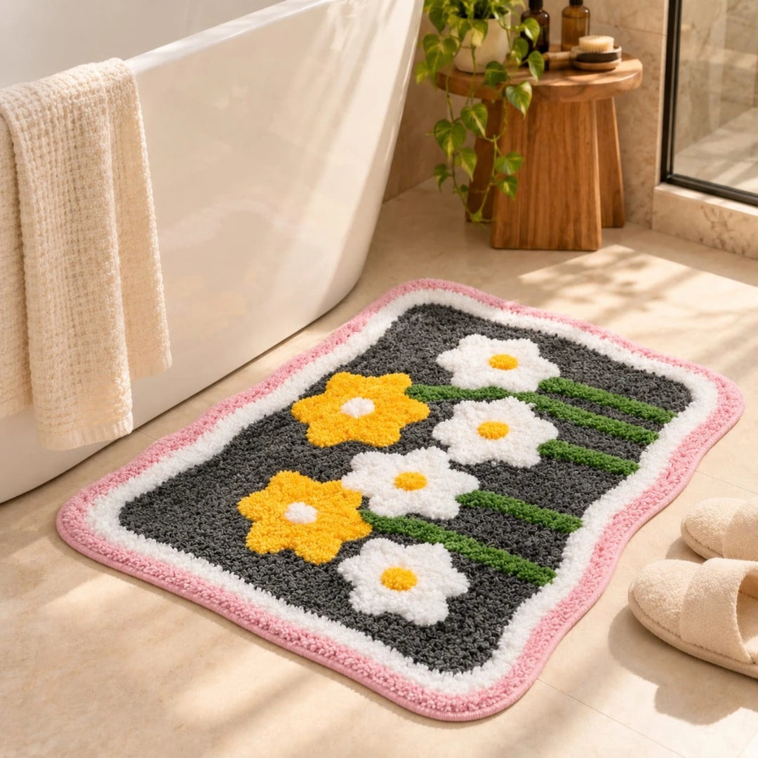 Sunflower - Anti-Slip Microfibre Doormat (40x60 cm) - Pack of 1