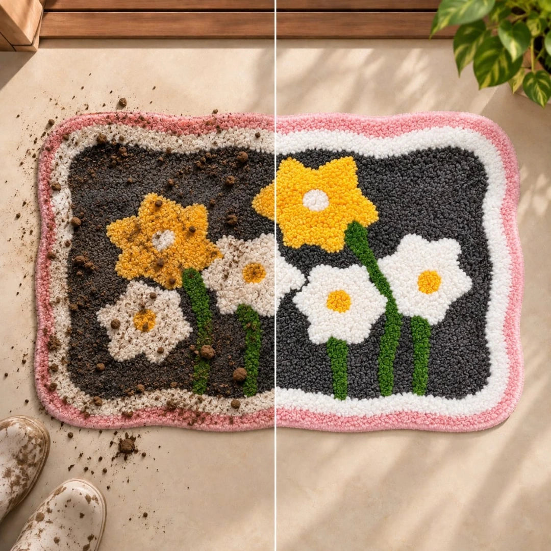 Sunflower - Anti-Slip Microfibre Doormat (40x60 cm) - Pack of 1