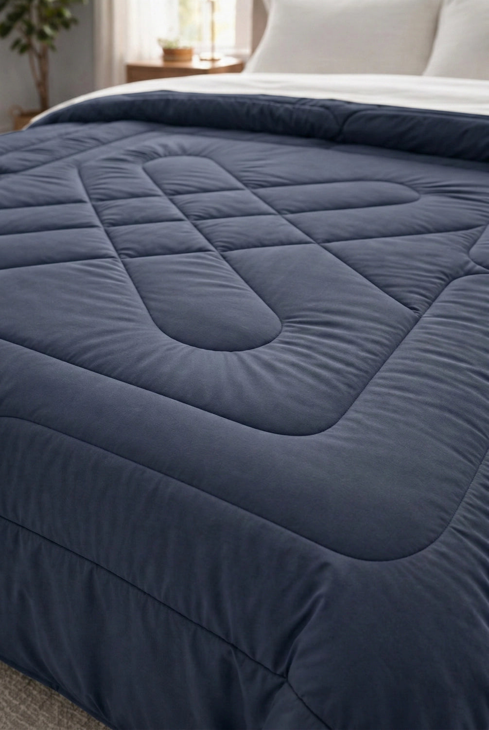 Reversible Double Bed Comforter - Twilight & Rose (Diamond)