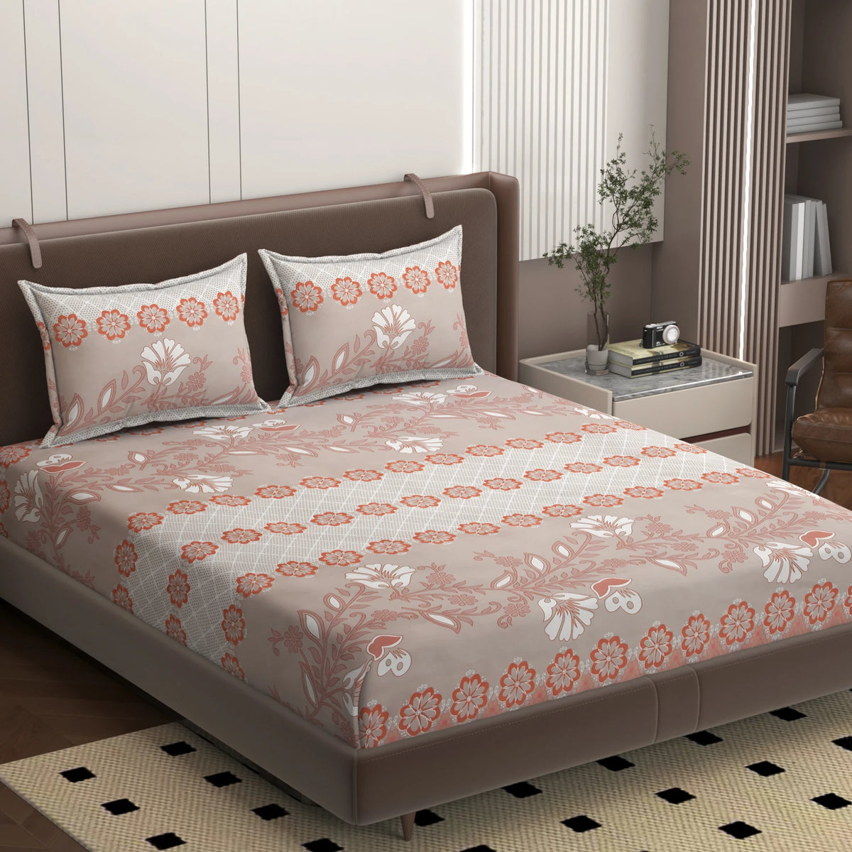 Veronica - King - Fitted Bedsheet (78×72 inches)