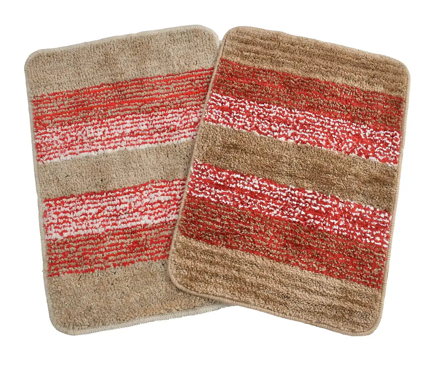 Vertigo - Dessert Sand Microfibre Doormat (Pack of 2)