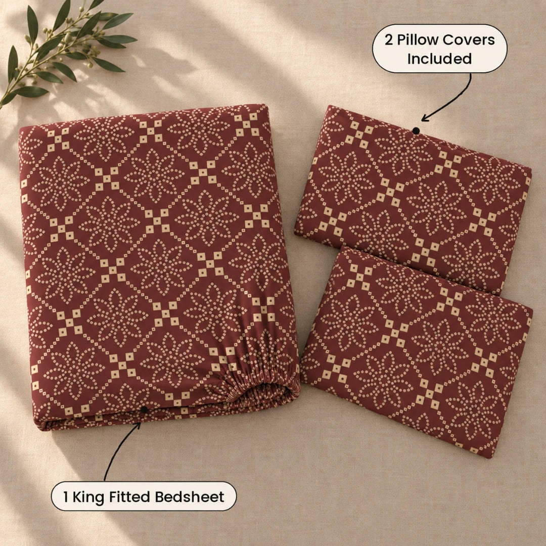 Vivanta - King - Fitted Bedsheet (78×72 inches)
